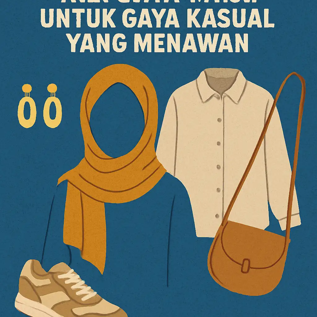 Padu Padan Hijab dan Aksesoris untuk Gaya Kasual yang Menawan