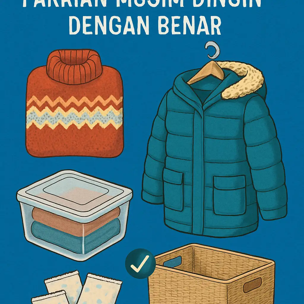 Cara Menyimpan Pakaian Musim Dingin dengan Benar
