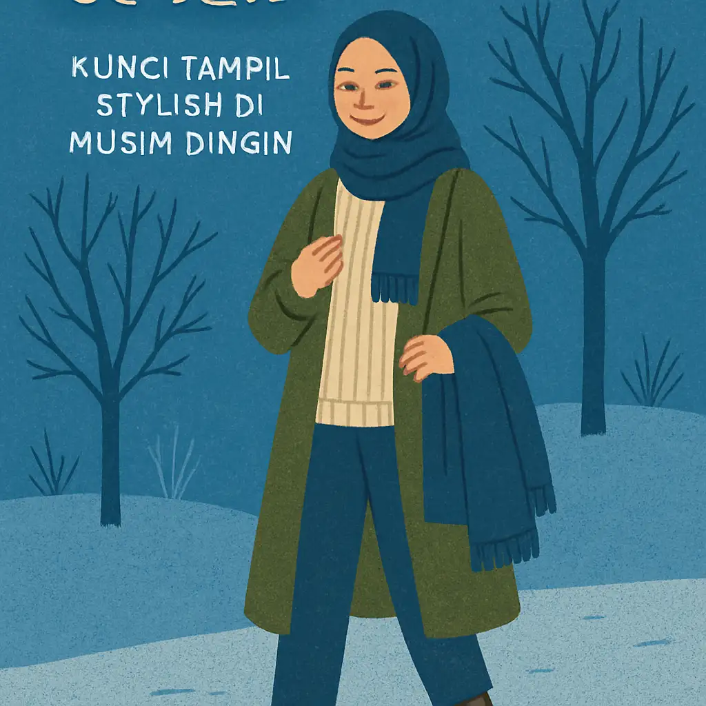 Gaya Hijab dengan Outer: Kunci Tampil Stylish di Musim Dingin