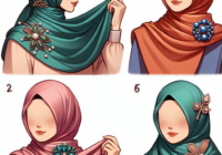 5 Cara Unik Menggunakan Bros pada Hijab Anda