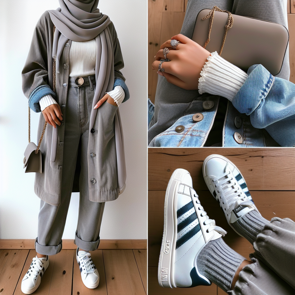 Padu Padan Hijab dan Sneakers: Tampil Kasual namun Chic