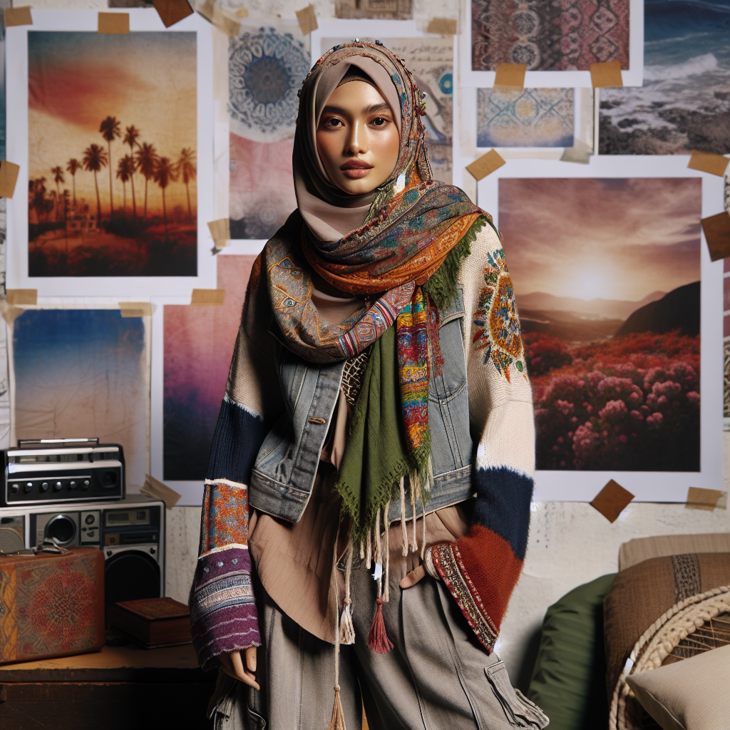 Hijab Bohemian: Gaya Santai yang Tetap Stylish