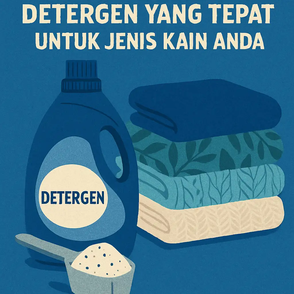 Menggunakan Detergen yang Tepat untuk Jenis Kain Anda